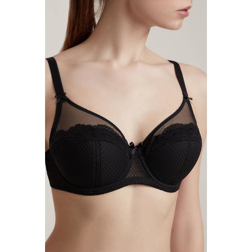 Conte Biustonosz balkonetka czarna ETUDE RB5122, Kolor czarny, Rozmiar 70D, Conte ze sklepu Primodo w kategorii Biustonosze - zdjęcie 188764913
