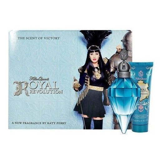 Katy Perry Royal Revolution W Zestaw perfum Edp 100ml + 75ml Balsam e-glamour mietowy 