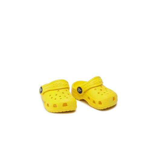 Klapki Crocs Classic Clog T 206990 Żółty Crocs 25_26 eobuwie.pl
