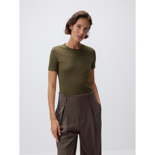 Reserved - T-shirt regular - ciemnozielony Reserved L wyprzedaż Reserved