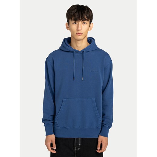Element Bluza Lowcase Pigment Po ELYFT00173 Niebieski Relaxed Fit ze sklepu MODIVO w kategorii Bluzy męskie - zdjęcie 188850503