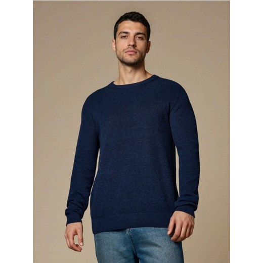 Sinsay - Bawełniany sweter basic - granatowy Sinsay 3XL Sinsay