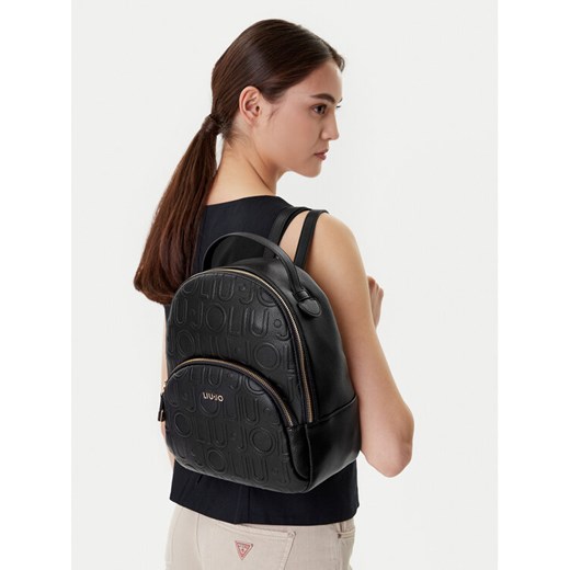 Plecak Liu Jo Ecs M Backpack AF5157 E0027 Czarny ze sklepu eobuwie.pl w kategorii Plecaki - zdjęcie 188870994