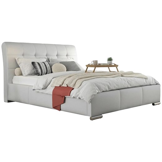 Łóżko z pojemnikiem na pościel 140x200 R0-L32 ze sklepu Edinos.pl w kategorii Łóżka i materace - zdjęcie 188901513