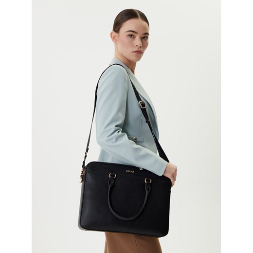 Torba na laptopa Liu Jo AA6212 E1012 Czarny ze sklepu eobuwie.pl w kategorii Torby na laptopa - zdjęcie 188902631
