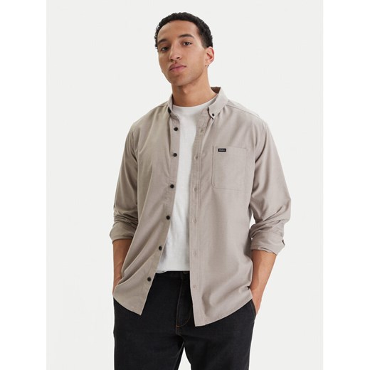 RVCA Koszula Thatll Do AVYWT00543 Beżowy Slim Fit ze sklepu MODIVO w kategorii Koszule męskie - zdjęcie 188913742