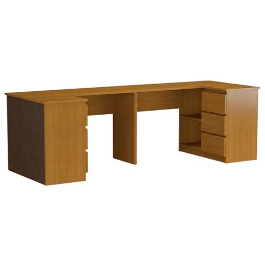 Podwójne biurko dla rodzeństwa olcha Z7-F62 ze sklepu Edinos.pl w kategorii Biurka i sekretarzyki - zdjęcie 188920540