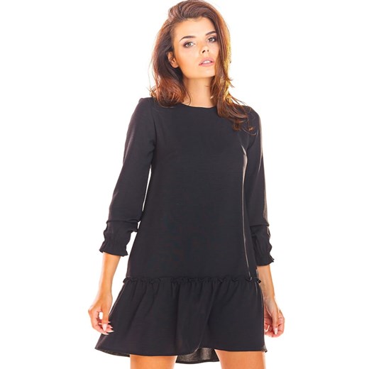 Awama Sukienka w kolorze czarnym XL okazyjna cena Limango Polska