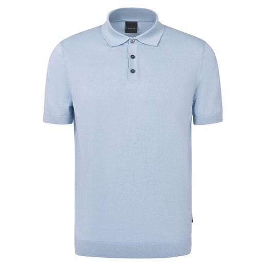 Bugatti Polo 7100-75522C Niebieski Regular Fit ze sklepu MODIVO w kategorii T-shirty męskie - zdjęcie 188935384