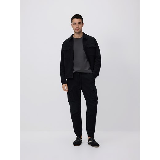 Reserved - Spodnie jogger cargo - czarny ze sklepu Reserved w kategorii Spodnie męskie - zdjęcie 188940250