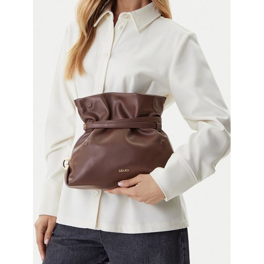 Torebka Liu Jo Riccy AF5097 E0077 Brązowy ze sklepu eobuwie.pl w kategorii Torebki damskie - zdjęcie 188956093