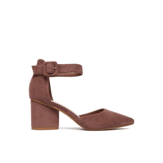 Czółenka DeeZee CEO-112233 Bordowy ze sklepu eobuwie.pl w kategorii Czółenka - zdjęcie 188956102