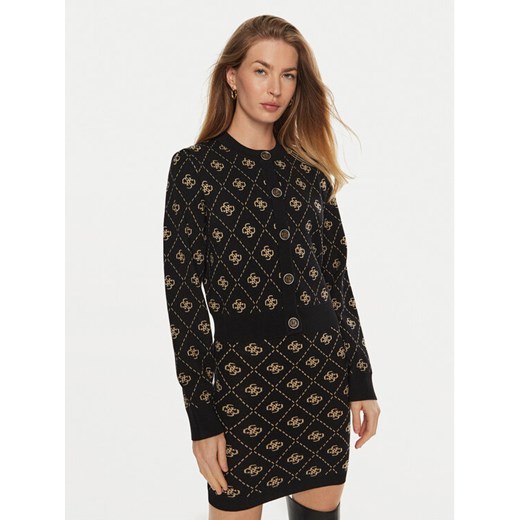 Guess Kardigan Sarah W4BR0D Z3JD2 Czarny Regular Fit ze sklepu MODIVO w kategorii Swetry damskie - zdjęcie 188962603