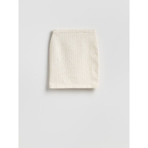 Reserved - Spódnica mini - złamana biel ze sklepu Reserved w kategorii Spódnice - zdjęcie 188986213