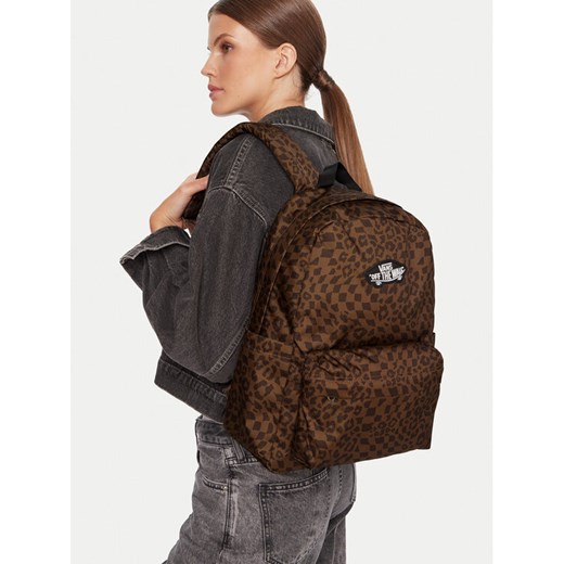 Vans Plecak B Old Skool Grom VN000H567UG1 Brązowy ze sklepu MODIVO w kategorii Plecaki - zdjęcie 188999423