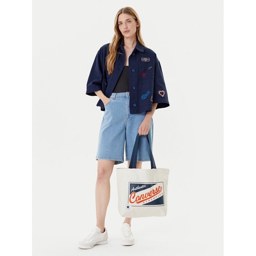Converse Torebka 10027609-A01 Beżowy ze sklepu MODIVO w kategorii Torby Shopper bag - zdjęcie 188999530