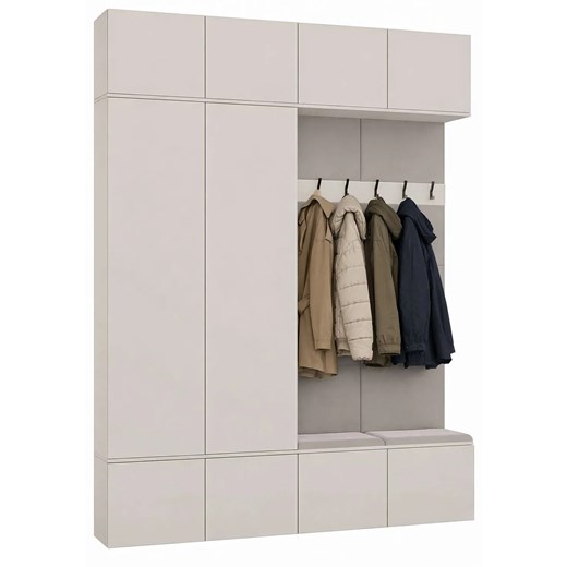 Zestaw kaszmirowych szaf do przedpokoju F2-E77 ze sklepu Edinos.pl w kategorii Szafy - zdjęcie 189002640