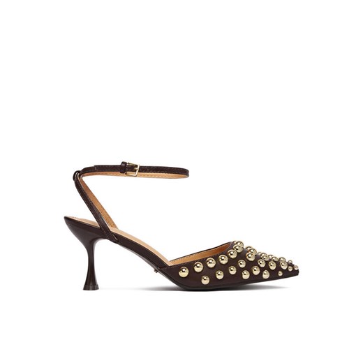 DeeZee Szpilki CEO-HY0570-1 Brązowy ze sklepu MODIVO w kategorii Czółenka - zdjęcie 189009100