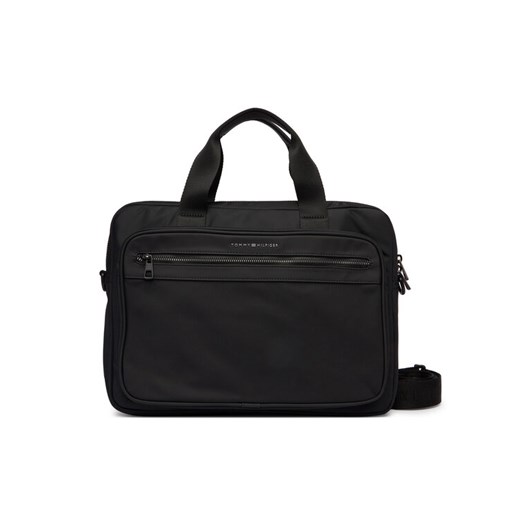 Tommy Hilfiger Torba na laptopa Th Repreve Computer Bag AM0AM14149 Czarny ze sklepu MODIVO w kategorii Torby na laptopa - zdjęcie 189021114