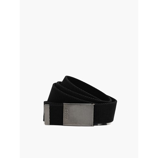 Cropp - Materiałowy czarny pasek z klamrą - czarny ze sklepu Cropp w kategorii Paski męskie - zdjęcie 189024450