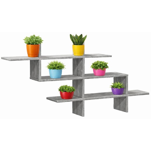 Nowoczesna wisząca półka szary dąb sonoma N5-K30 ze sklepu Edinos.pl w kategorii Regały i witryny - zdjęcie 189024943