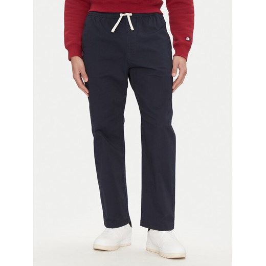 Element Spodnie materiałowe Chillin Classic ELYNP00153 Granatowy ze sklepu MODIVO w kategorii Spodnie męskie - zdjęcie 189056420