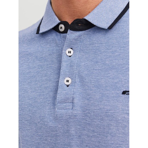 Jack & Jones Polo Paulos 12136668 Niebieski Slim Fit ze sklepu MODIVO w kategorii T-shirty męskie - zdjęcie 189060451
