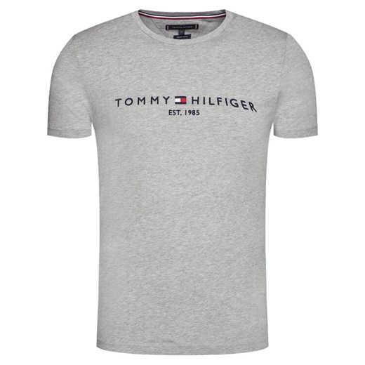 Tommy Hilfiger T-Shirt Core Logo Tee MW0MW11465 Szary Slim Fit Tommy Hilfiger M MODIVO