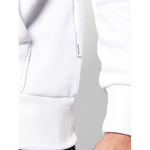Jack & Jones Bluza Corp Old Logo 12137054 Biały Regular Fit ze sklepu MODIVO w kategorii Bluzy męskie - zdjęcie 189060520
