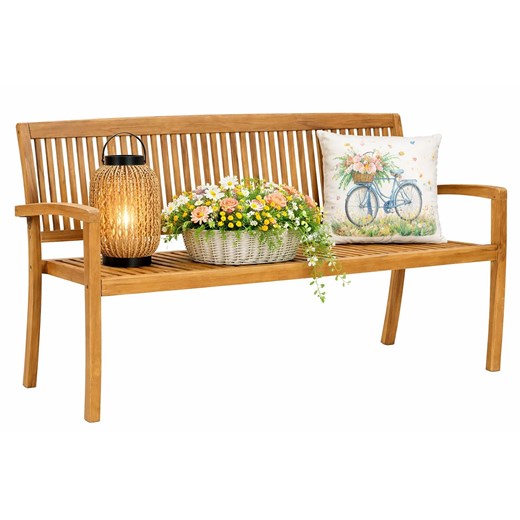 Drewniana ławka ogrodowa Z3-W94 ze sklepu Edinos.pl w kategorii Ławki ogrodowe - zdjęcie 189068162