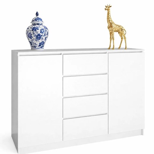 Biała Skandynawska Komoda M9-T97 ze sklepu Edinos.pl w kategorii Komody - zdjęcie 189071013