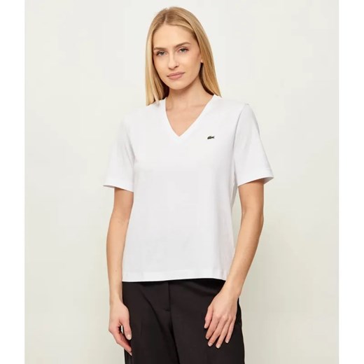 Lacoste T-shirt | Regular Fit ze sklepu Gomez Fashion Store w kategorii Bluzki damskie - zdjęcie 189071084