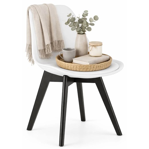 Białe kuchenne krzesło w stylu nowoczesnym P9-N98 ze sklepu Edinos.pl w kategorii Krzesła - zdjęcie 189085860