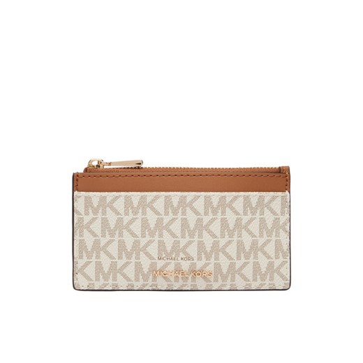 MICHAEL Michael Kors Etui na karty kredytowe 32F5GJ6D8B Écru ze sklepu MODIVO w kategorii Etui - zdjęcie 189095303