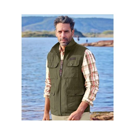 Kamizelka ze sztucznego zamszu Adventurer ze sklepu Atlas For Men w kategorii Swetry męskie - zdjęcie 189104380