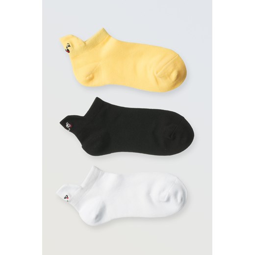 Zestaw skarpet z ozdobnym haftem 3-PAK, Rozmiar -  31, Kolor - Multikolor ze sklepu REPORTER w kategorii Skarpetki dziecięce - zdjęcie 189106352