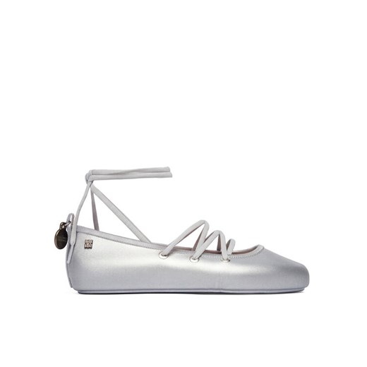 Baleriny Melissa Melissa Beta Ad 38020 Srebrny ze sklepu eobuwie.pl w kategorii Balerinki - zdjęcie 189128970