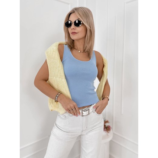 bluzka dilvin błękitna one size ze sklepu UBRA w kategorii Bluzki damskie - zdjęcie 189217630