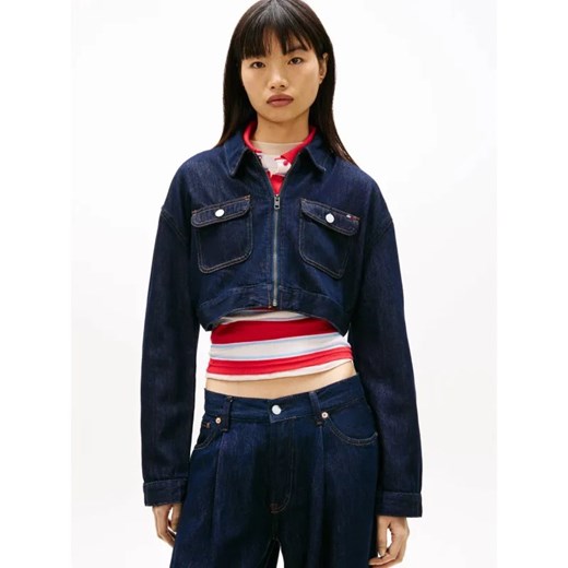 Tommy Jeans Jeansowa kurtka BJ4054 | Cropped Fit ze sklepu Gomez Fashion Store w kategorii Kurtki damskie - zdjęcie 189218363
