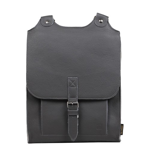 popielaty plecak skórzany Bookpack ze sklepu Słoń Torbalski w kategorii Plecaki - zdjęcie 189219232