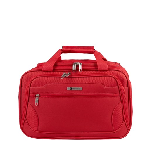 czerwona torba podróżna materiałowa bagaż podręczny 40x20x25cm ze sklepu Słoń Torbalski w kategorii Torby podróżne - zdjęcie 189219240