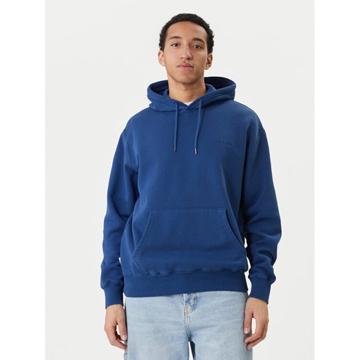 Element Bluza Lowcase Pigment Po ELYFT00173 Niebieski Relaxed Fit ze sklepu MODIVO w kategorii Bluzy męskie - zdjęcie 189236570