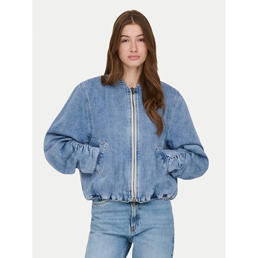 ONLY Kurtka jeansowa Niki 15362884 Niebieski Relaxed Fit ze sklepu MODIVO w kategorii Kurtki damskie - zdjęcie 189239174