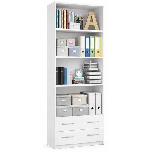 Regał biały H6-N09 ze sklepu Edinos.pl w kategorii Regały i witryny - zdjęcie 189241833