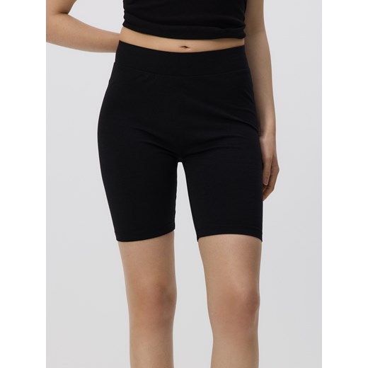 Reserved - Bawełniane kolarki - czarny ze sklepu Reserved w kategorii Szorty - zdjęcie 189259963