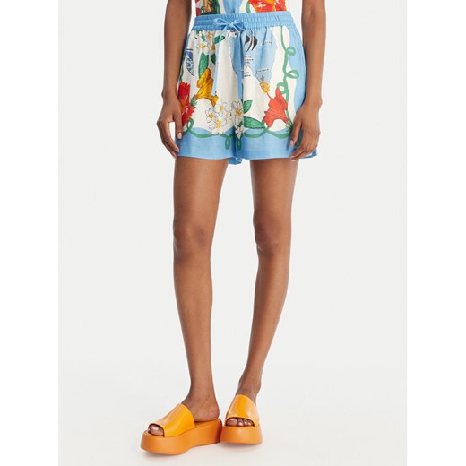 Seafolly Szorty materiałowe Viva Vacation 55669-SH Błękitny Regular Fit ze sklepu MODIVO w kategorii Szorty - zdjęcie 189266723