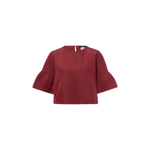 Weekend Max Mara Bluzka damska Kobiety bordowy jednolity ze sklepu vangraaf w kategorii Bluzki damskie - zdjęcie 189283252