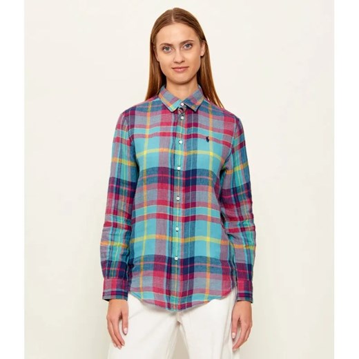 POLO RALPH LAUREN Lniana koszula | Classic fit ze sklepu Gomez Fashion Store w kategorii Koszule damskie - zdjęcie 189283762