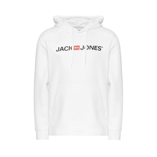 Jack & Jones Bluza Corp Old Logo 12137054 Biały Regular Fit ze sklepu MODIVO w kategorii Bluzy męskie - zdjęcie 189303064