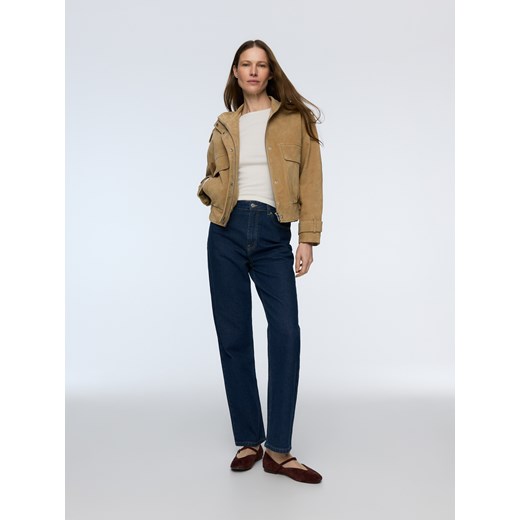 Reserved - Baleriny ze skóry owczej - brązowy ze sklepu Reserved w kategorii Balerinki - zdjęcie 189304552